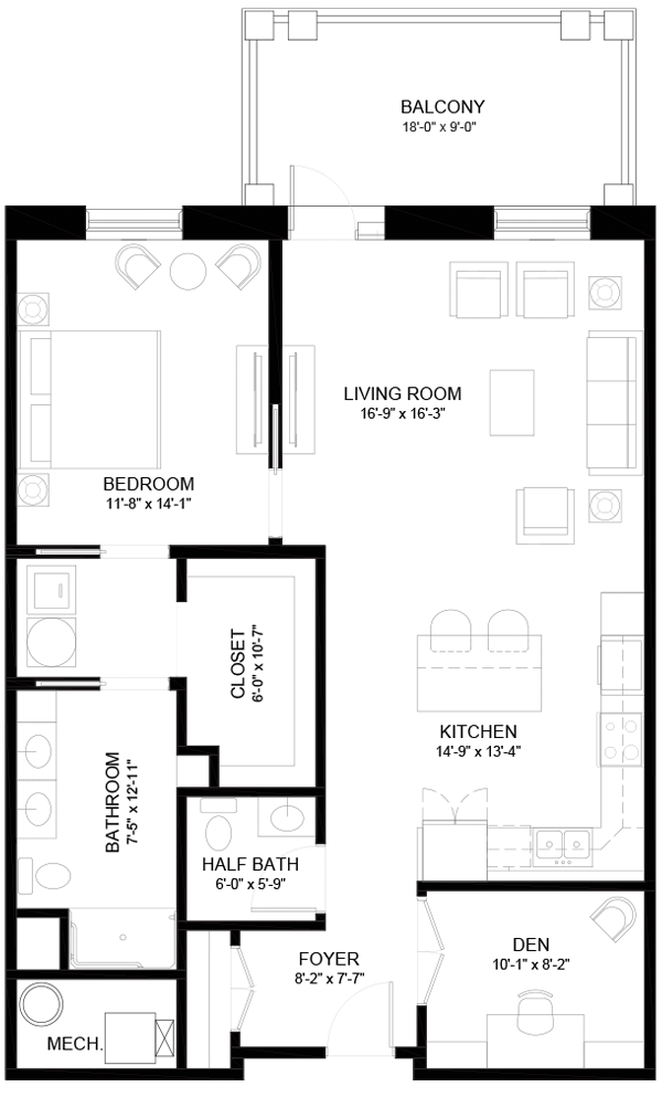 Example Broadmead at Ridgebrook Floorplan
