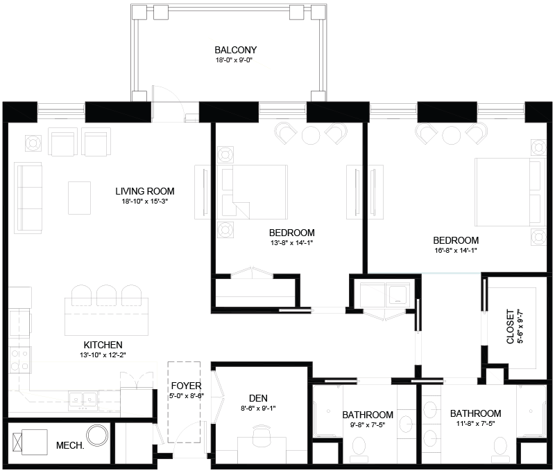 Example Broadmead at Ridgebrook Floorplan